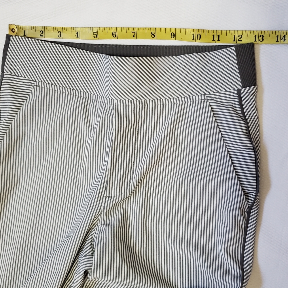 Athleta Brooklyn Striped High Rise Ankle Pants Size 0 - Picture 9 of 11
